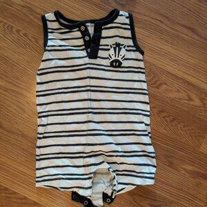 Old Navy Zebra Romper